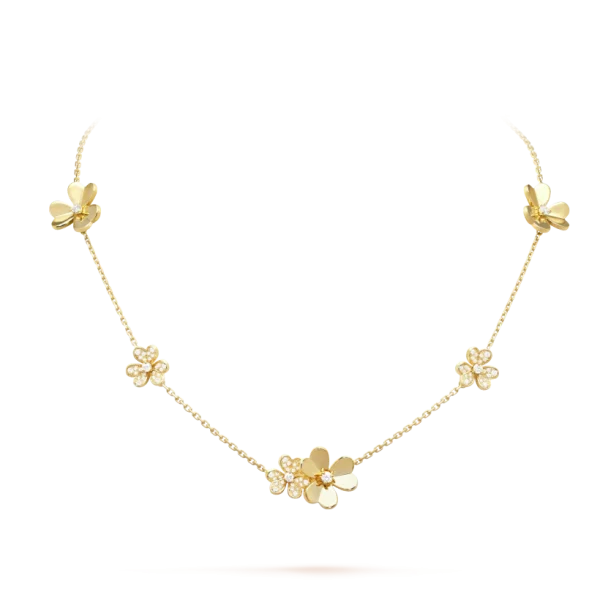 Van Cleef & Arpels Frivole necklace, 9 flowers