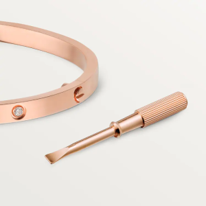 CARTIER LOVE BRACELET, SMALL MODEL, 6 DIAMONDS