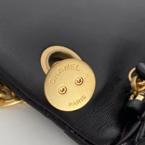 Chanel Small Flap Bag Black For Women, Women's Bags 8.7in/22cm