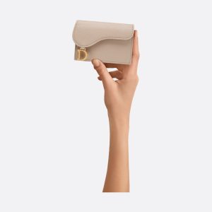 DIOR Saddle Bloom Card Holder