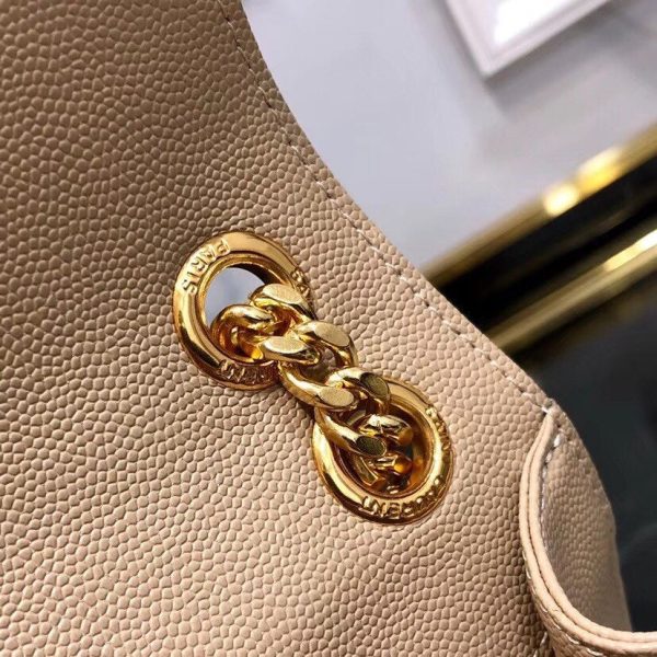 YSL  ENVELOPE MEDIUM BAG IN MIX MATELASSÉ GRAIN DE POUDRE EMBOSSED LEATHER