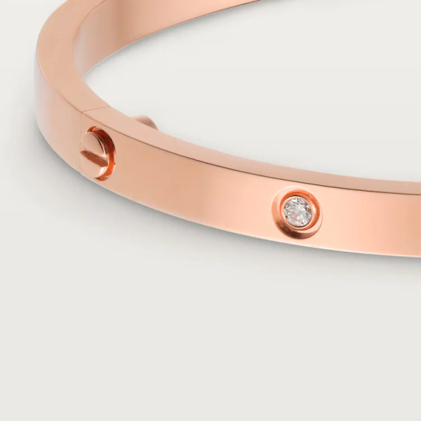 CARTIER LOVE BRACELET, SMALL MODEL, 6 DIAMONDS