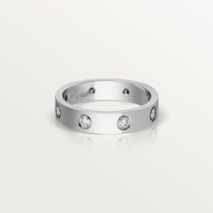 CARTIER LOVE WEDDING BAND, 8 DIAMONDS