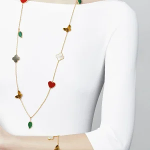 Van Cleef & Arpels Lucky Alhambra long necklace, 12 motifs