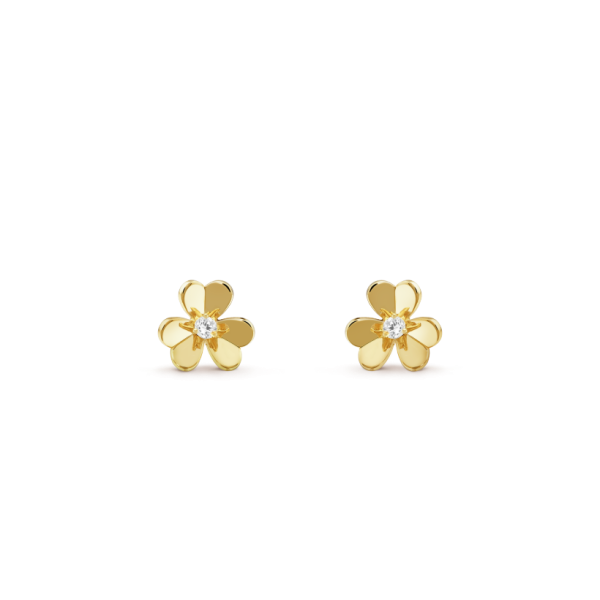 Van Cleef & Arpels Frivole earrings, mini model