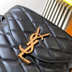 YSL JUNE BOX BAG IN QUILTED LAMBSKIN