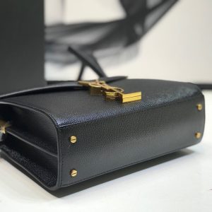 YSL Cassandra Mini Top Handle Bag In Box Saint Laurent Leather