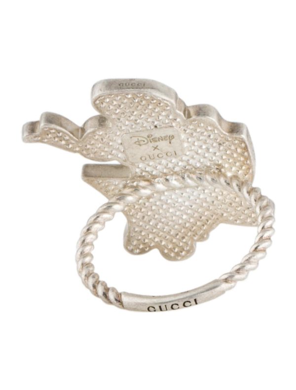 GUCCI Enamel Donald Duck Cocktail Ring