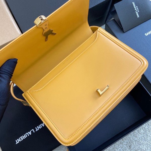 YSL Solferino Medium Satchel In Box Leather