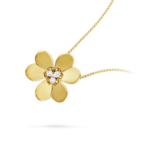 Van Cleef & Arpels Frivole clip pendant, very large model