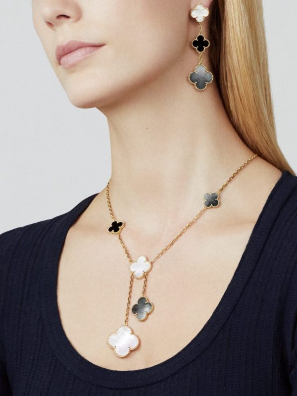 Van Cleef & Arpels Magic Alhambra earrings, 3 motifs