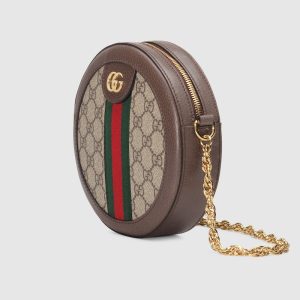 GUCCI OPHIDIA  MINI ROUND SHOULDER BAG