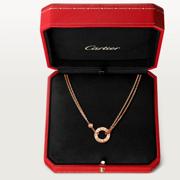 CARTIER LOVE NECKLACE, 2 DIAMONDS
