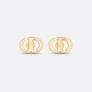 DIOR CD Navy Stud Earrings