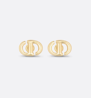 DIOR CD Navy Stud Earrings