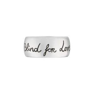 GUCCI Wide Blind For Love Ring
