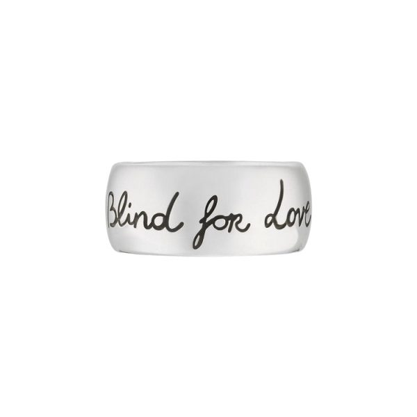 GUCCI Wide Blind For Love Ring