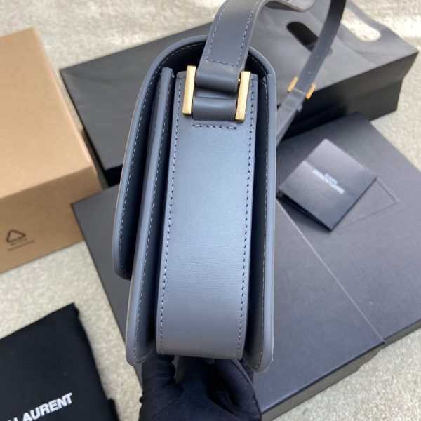YSL Solferino Medium Satchel In Box Leather