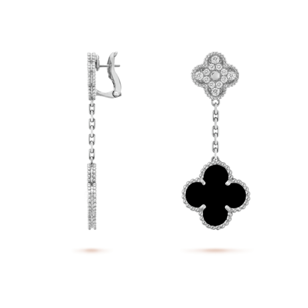 Van Cleef & Arpels Magic Alhambra earrings, 2 motifs