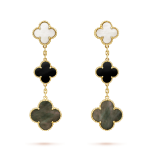 Van Cleef & Arpels Magic Alhambra earrings, 3 motifs