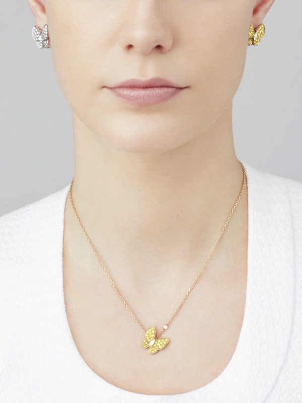 Van Cleef & Arpels Two Butterfly pendant