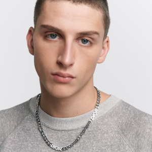 DIOR Italic Chain Link Necklace