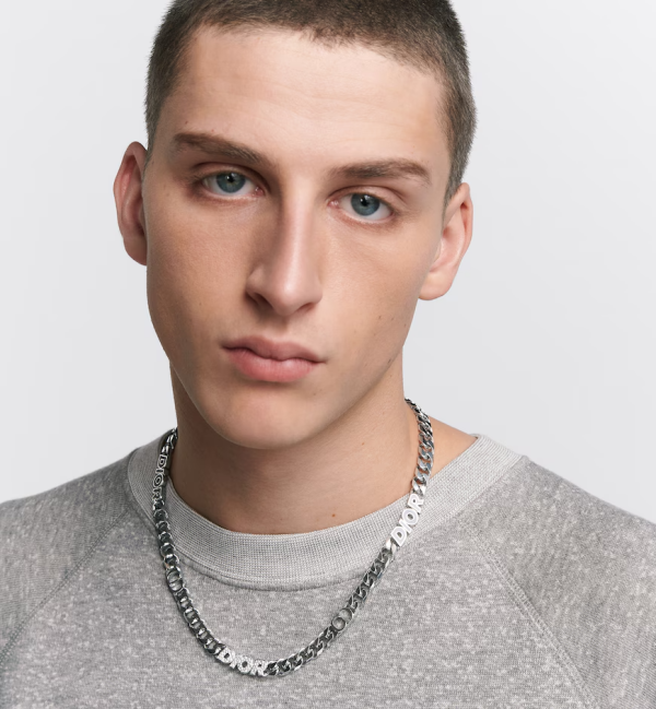 DIOR Italic Chain Link Necklace
