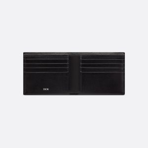 DIOR Wallet Black Oblique Jacquard