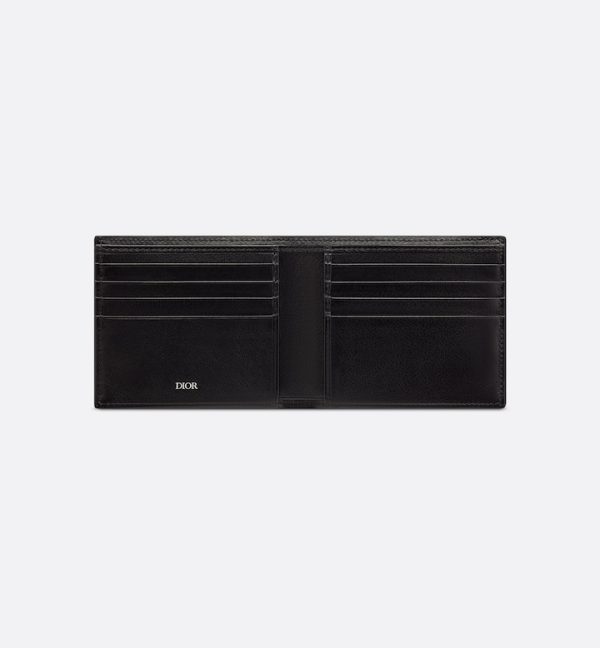 DIOR Wallet Black Oblique Jacquard