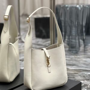 YSL LE 5 À 7 SOFT SMALL HOBO BAG IN SMOOTH LEATHER