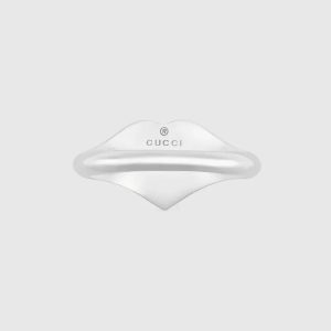 GUCCI HEART RING WITH INTERLOCKING G