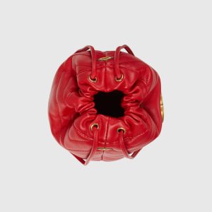 GUCCI MARMONT MATELASSE MINI BUCKET BAG