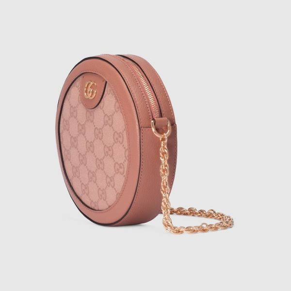 GUCCI OPHIDIA  MINI ROUND SHOULDER BAG