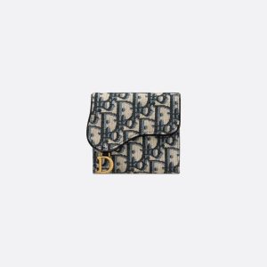 DIOR Saddle Lotus Wallet