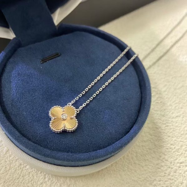 Van Cleef & Arpels Vintage Alhambra Diamond 18k Two Tone
