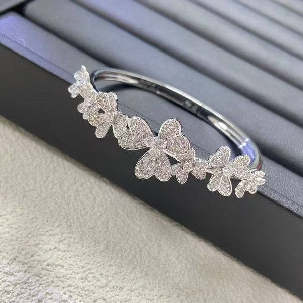 Van Cleef & Arpels Frivole bracelet, 7 flowers, medium model