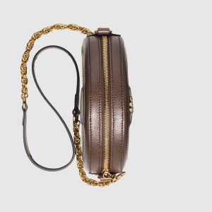 GUCCI OPHIDIA  MINI ROUND SHOULDER BAG