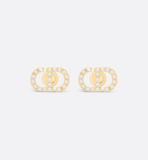 DIOR Petit CD Mini Stud Earrings