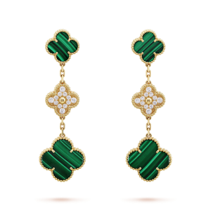 Van Cleef & Arpels Magic Alhambra earrings, 3 motifs