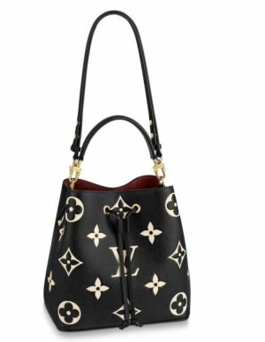 Louis Vuitton Empreinte Monogram Giant Neonoe MM Black Beige