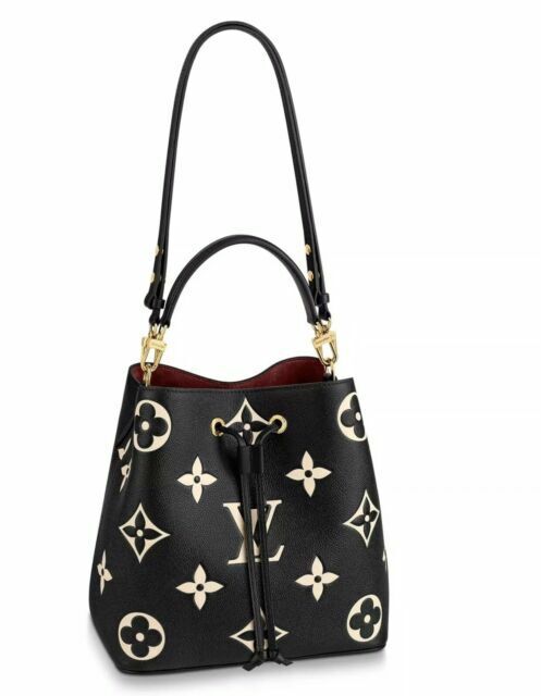Louis Vuitton Empreinte Monogram Giant Neonoe MM Black Beige