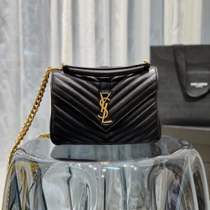 YSL College Medium Quilted leather Bag