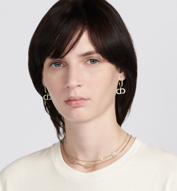 DIOR Petit CD Double Necklace