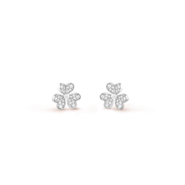 Van Cleef & Arpels Frivole earrings, mini model
