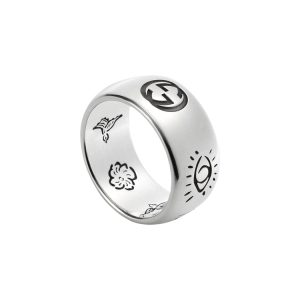 GUCCI Wide Blind For Love Ring