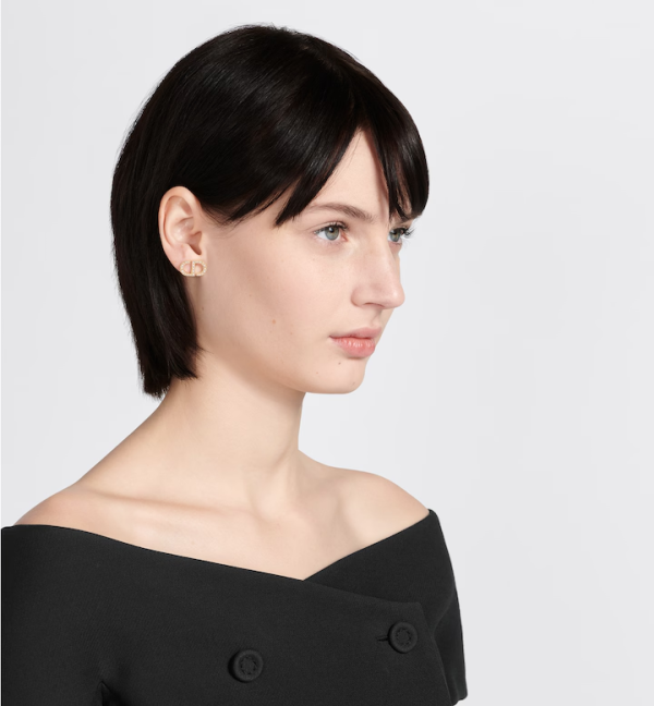 DIOR Petit CD Stud Earrings