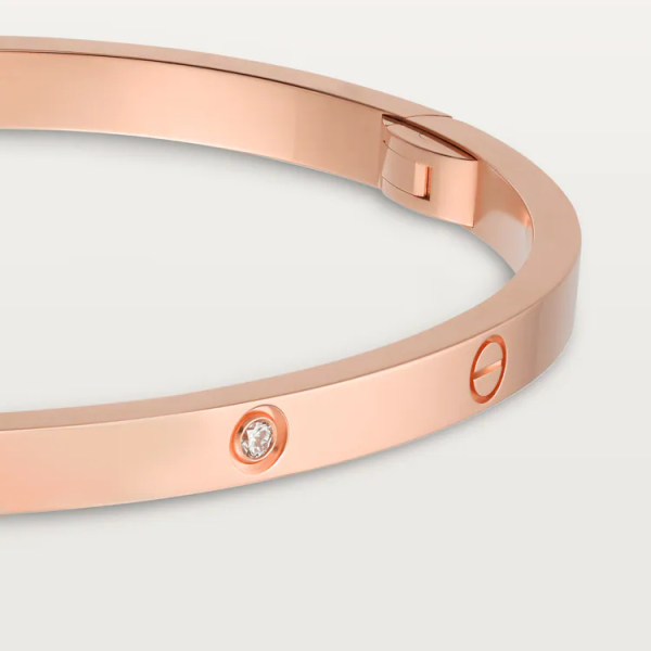 CARTIER LOVE BRACELET, SMALL MODEL, 6 DIAMONDS