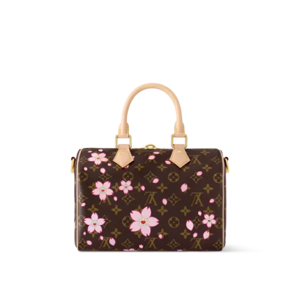 Louis Vuitton LV X TM Monogram Cherry Blossom Speedy Bandoulière 25 M14174