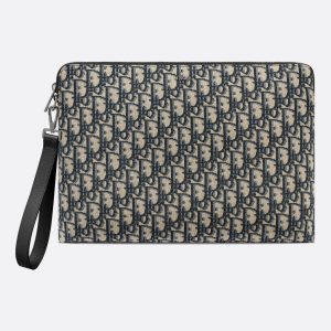 DIOR A4 Zipped Pouch