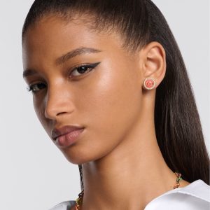 DIOR Petit CD Baroque Stud Earrings